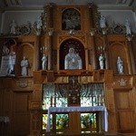 Przasnysz. Wnętrze kościoła mniszek Klarysek Kapucynek. Do 1864 roku, do chwili kasaty, był to kościół sióstr bernardynek