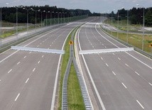 Zablokowana autostrada A1 w Gajewie k. Świecia