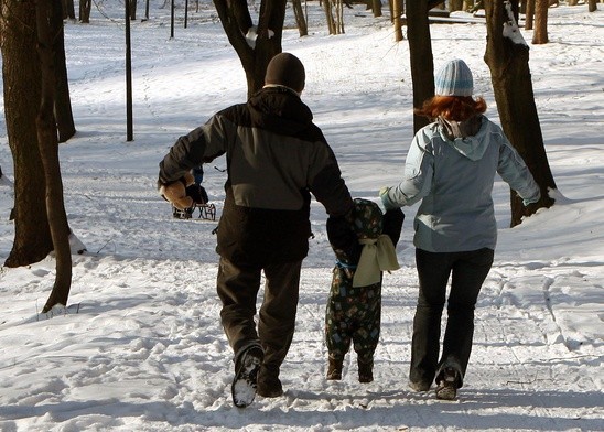 Rodzina na spacerze