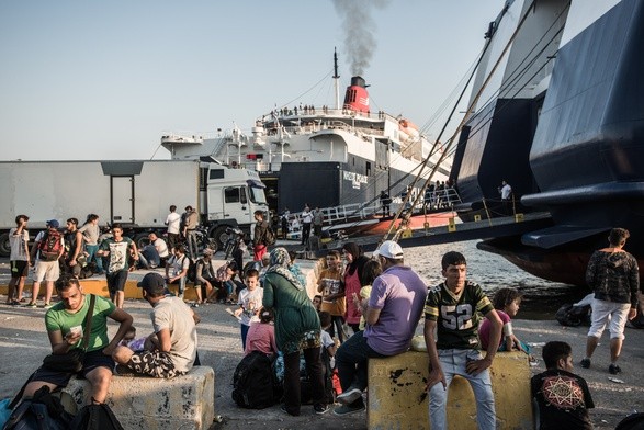 Imigranci i Uchodzcy na Lesbos