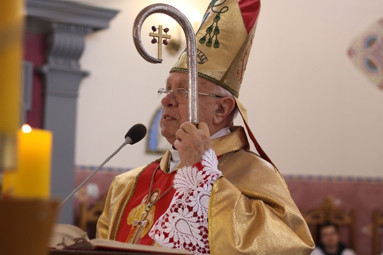 Bp Józef Zawitkowki przewodniczył Mszy św. i wygłosił kazanie