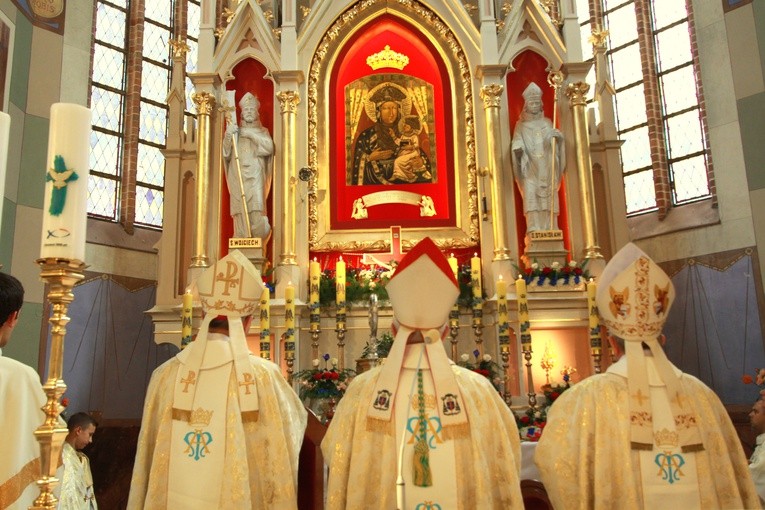 Koronacja obrazu Matki Bożej w Popowie