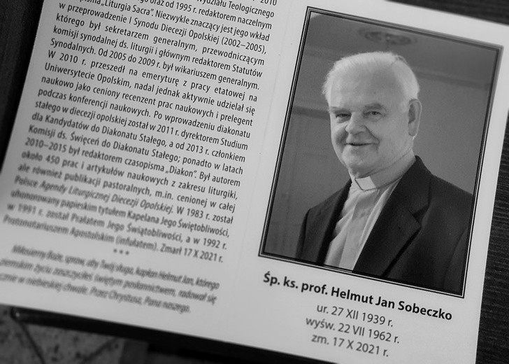 Pogrzeb śp. ks. inf. Helmuta Sobeczki. "Był naszą gwiazdą"