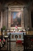 Włochy Tolentino 23 06 2025
Bazylika Świętego Mikołaja, San Nicola w Tolentino. Wnętrze kościoła. Kaplica pw. świętej Anny, obraz Wizja św. Anny pędzla Giovanniego Francesca Barbieri. Matka Maryi została ukazana w chwili otrzymania od anioła wiadomości o swoim zbliżającym się macierzyństwie. W tle znajduje się jej małżonek, Joachim, składający ofiarę w świątyni 
FOTO:HENRYK PRZONDZIONO /FOTO GOŚĆ
