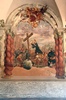 Włochy Tolentino 23 06 2025
Bazylika Świętego Mikołaja, San Nicola w Tolentino. Freski w króżgankach klasztornych przedstawiające sceny z  życia świętego Mikołaja
FOTO:HENRYK PRZONDZIONO /FOTO GOŚĆ