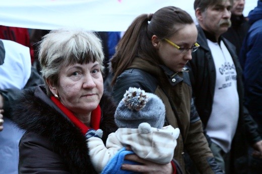 Protestujący sparaliżowali centrum Gliwic