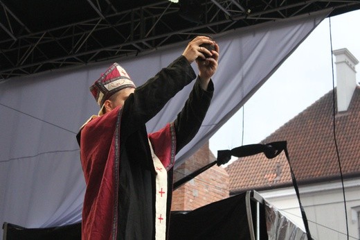 ŚDM w Płocku. Inscenizacja chrztu Mieszka I