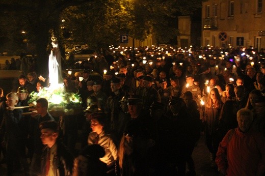 Procesja fatimska w Rypinie. Część 1