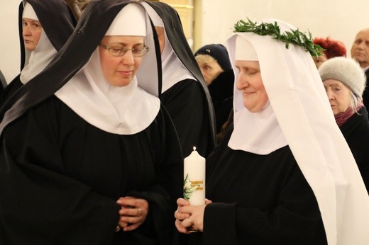 Śluby wieczyste u benedyktynek w Sierpcu