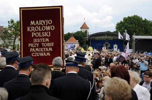 Pułtusk. Powitanie obrazu Matki Bożej Częstochowskiej. 2