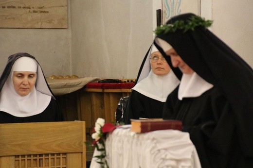 Śluby wieczyste u benedyktynek w Sierpcu