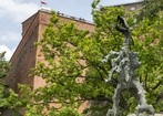 Rzeźba Smoka Wawelskiego uszkodzona podczas ostatnich deszczów