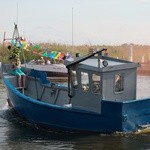Kąty Rybackie - poświęcenie łodzi rybackich