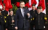 Prezydent Andrzej Duda na Placu Krakowskim