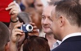 Prezydent Andrzej Duda na Placu Krakowskim