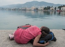 Migranci i uchodźcy na Lesbos