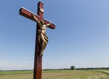 Przydrożny krzyż