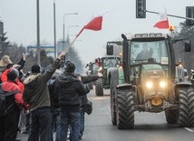 Protest i blokada rolników 11 lutego w Warszawie