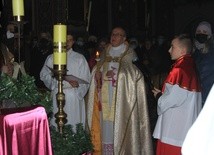 Ciechanów. Pasterka w farze