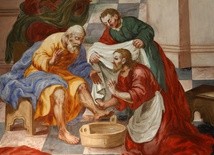 Jezus myje uczniom nogi