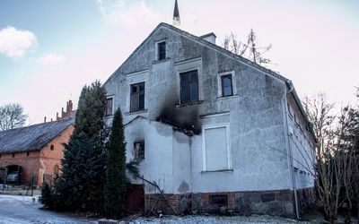Pożar na plebanii w Brąswałdzie