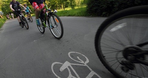 Na ścieżce rowerowej