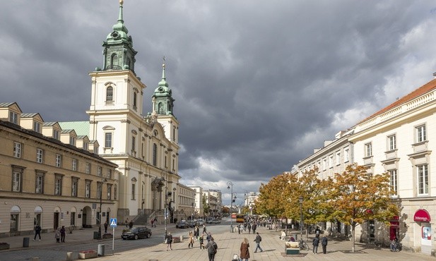 Warszawa, kościół Świętego Krzyża na Krakowskim Przedmieściu