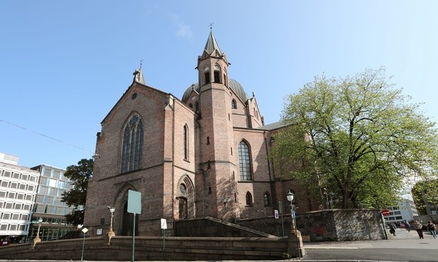 Ewangelicki kościół w centrum Oslo