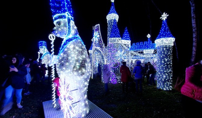 Zabrze. Kąpielisko Leśne rozświetliło się blaskiem miliona świateł