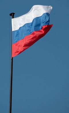 Flaga - symbol zbrodniczej dziś Rosji
