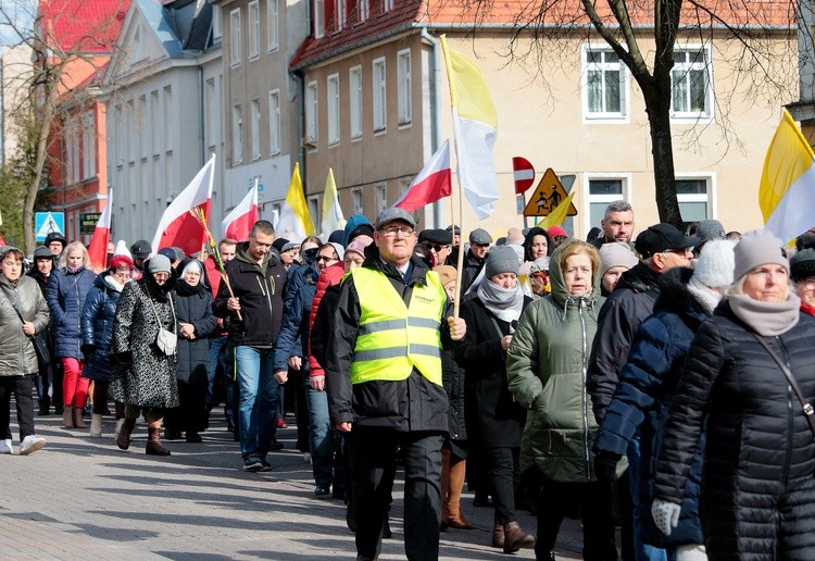 Kwidzyn. Marsz papieski