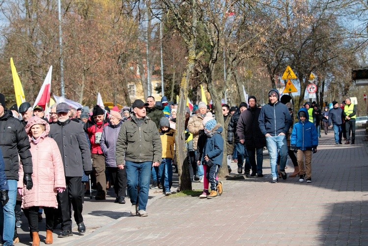 Kwidzyn. Marsz papieski