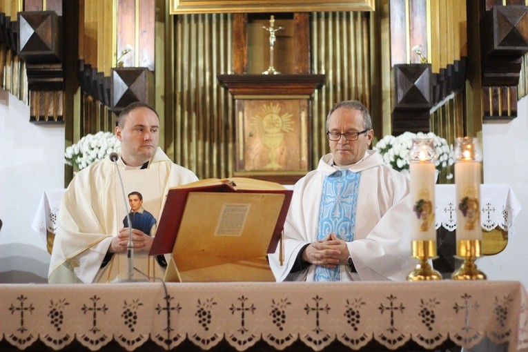Łąck. Nawiedzenie w parafii św. Walentego w Korzeniu