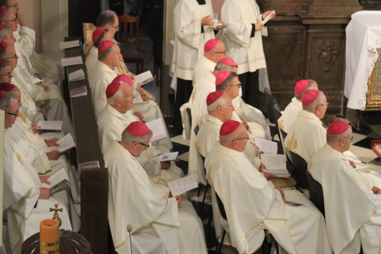 Episkopat w Płocku. Msza w kolegiacie