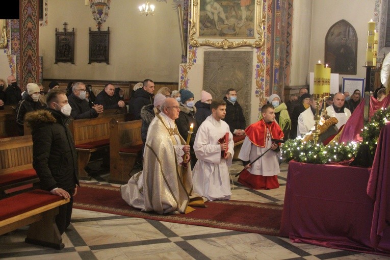 Ciechanów. Pasterka w farze