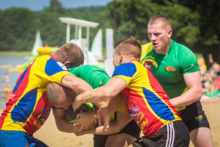 Rugby plażowe w Olsztynie