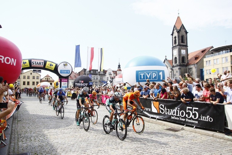 Start Tour de Pologne z Tarnowskich Gór