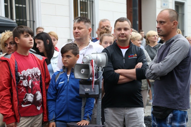 Początek pielgrzymki na Jasną Górę