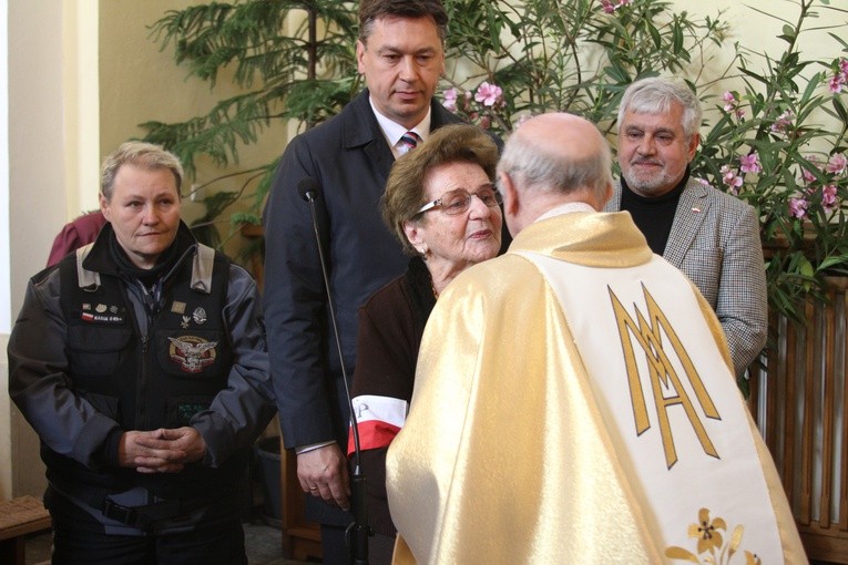 Poświęcenie tablicy wołyńskiej w Płocku