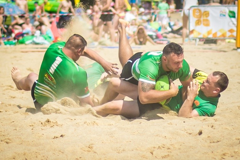 Rugby plażowe w Olsztynie