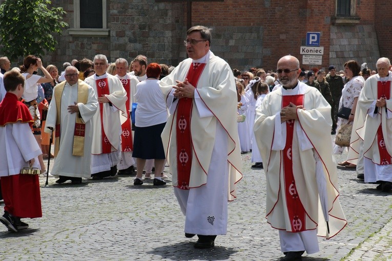 Płock. Procesja Bożego Ciała