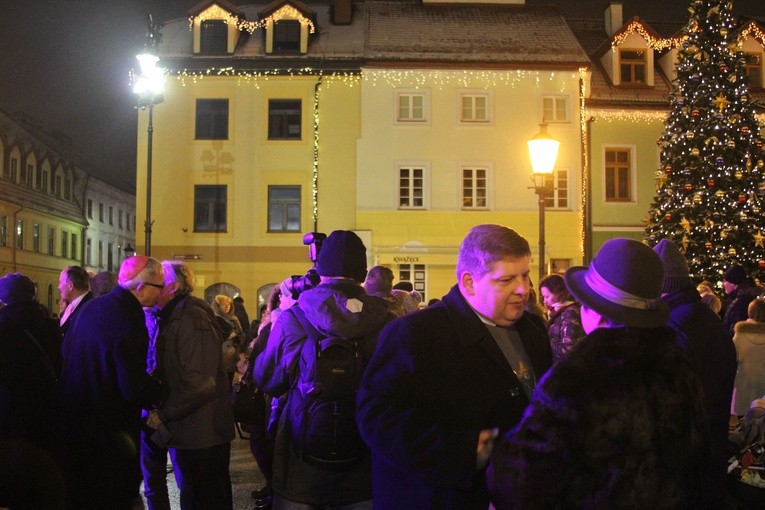 Wigilia przed ratuszem - Płock