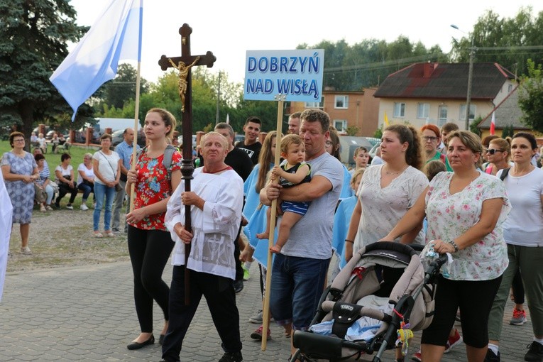 Pielgrzymi w Skępem