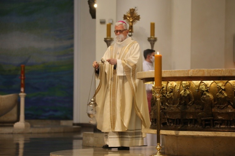 Pielgrzymka maturzystów do katedry Chrystusa Króla w Katowicach