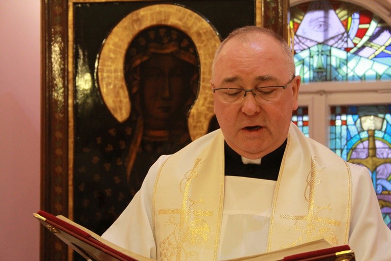 Płock. Nawiedzenie w Domu Księży Emerytów