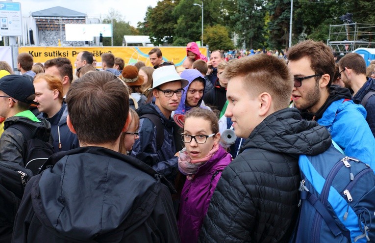 Młodzież z diecezji elbląskiej w Wilnie 