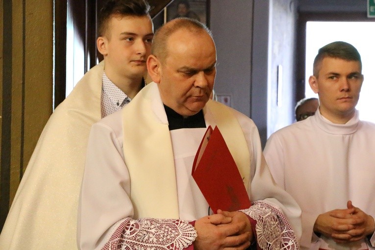 Poświęcenie plebanii w Dobrzyniu n. Drwęcą