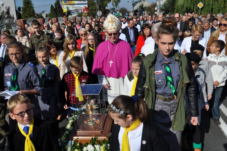 Relikwie św. Jana Pawła II w Płocku Radziwiu