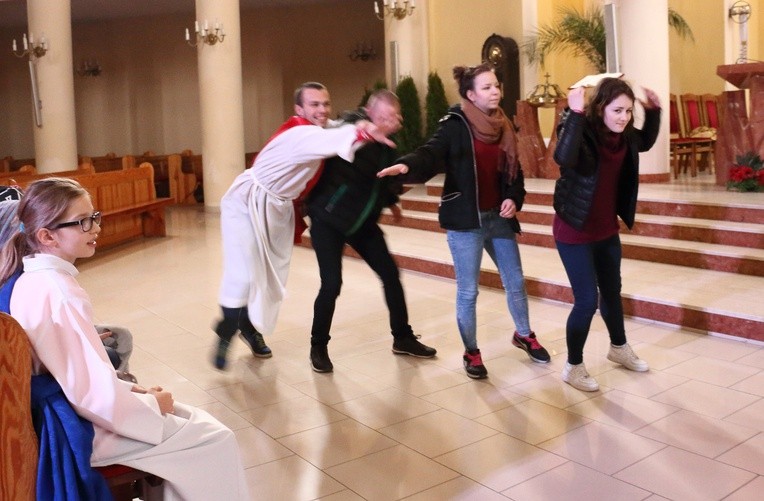 Misterium Zmartwychwstania w Iławie - próby
