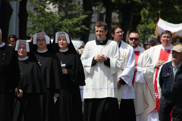 Płock. Procesja Bożego Ciała